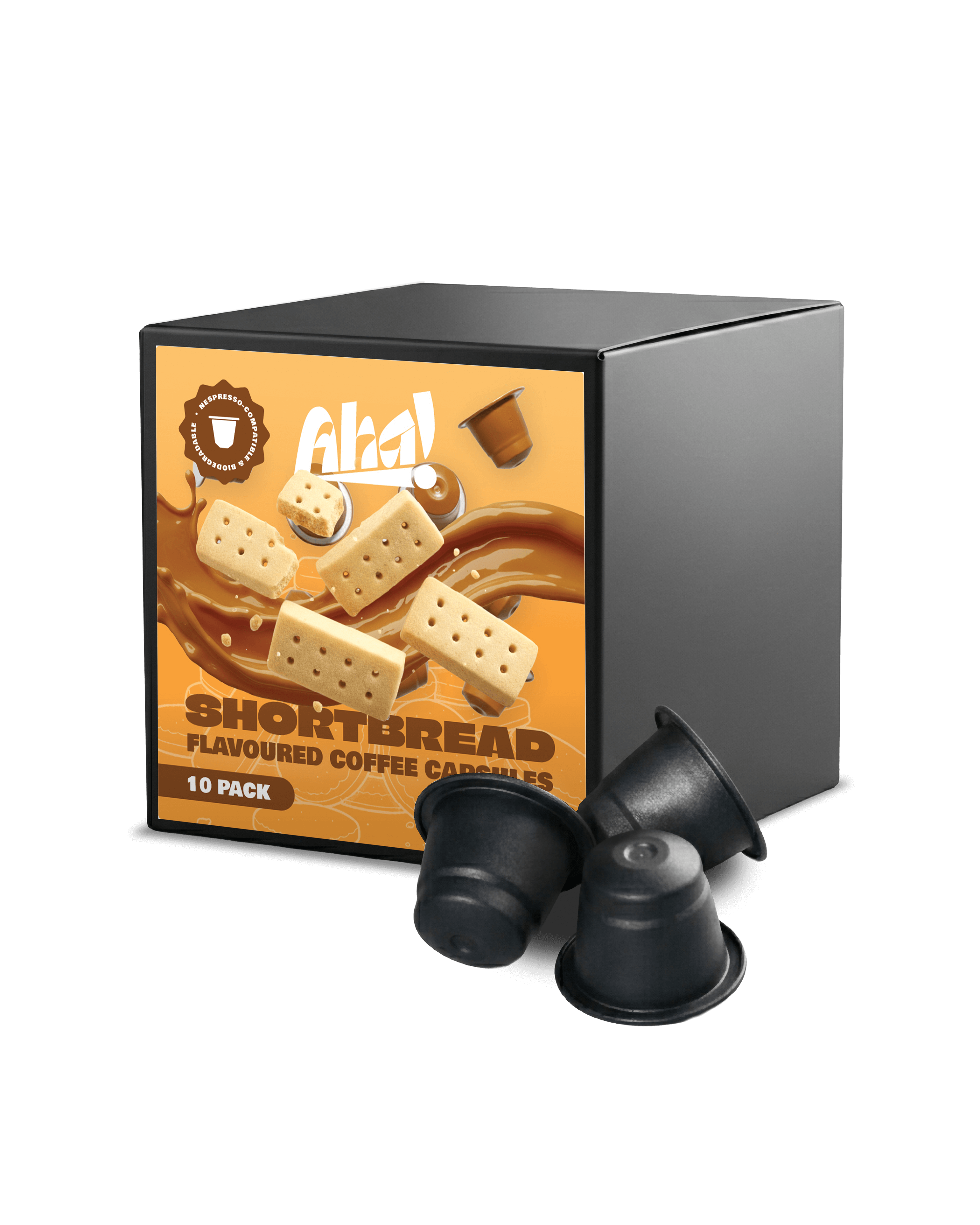 Shortbread Flavoured Coffee Pods | Nespresso Compatible | Aha! Coffee