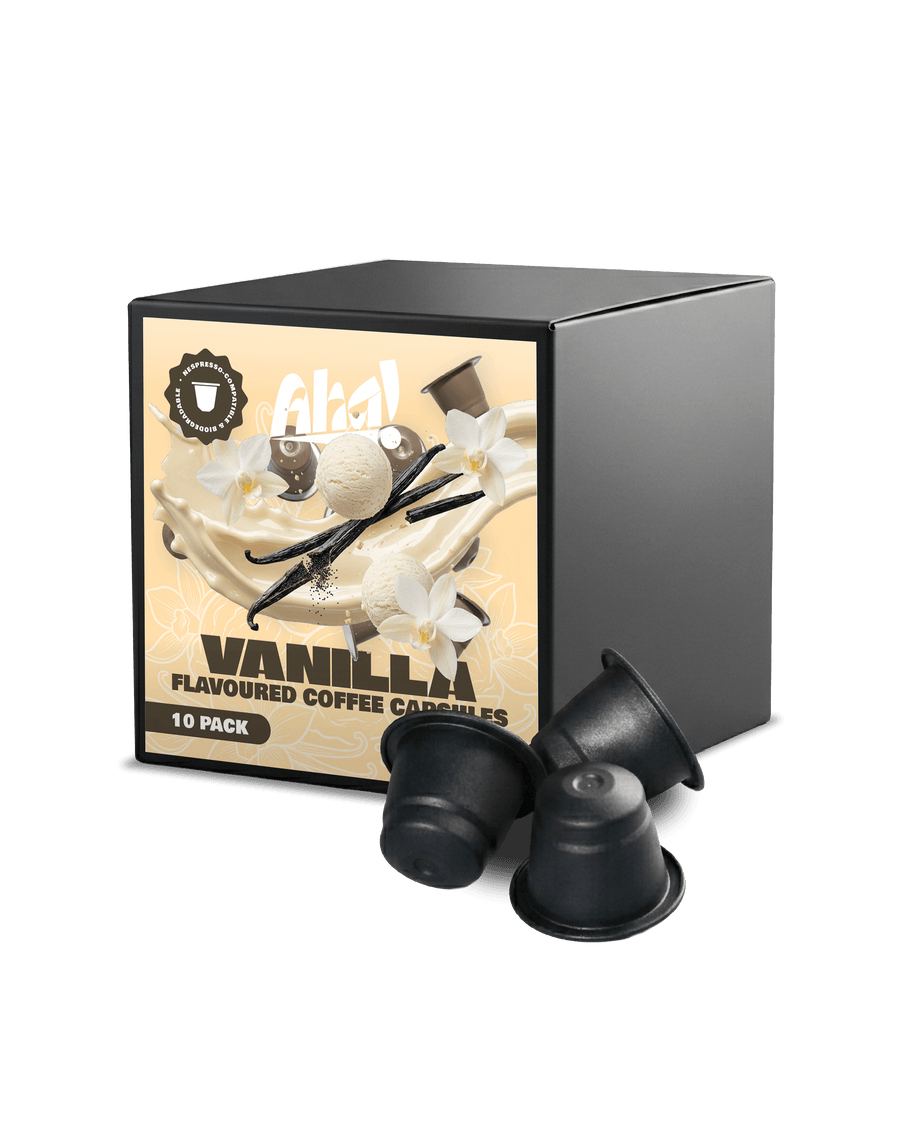 Vanilla Flavoured Coffee Pods | Nespresso Compatible | Aha! Coffee